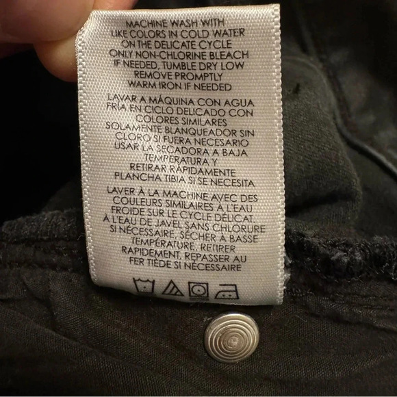 Cabi Style # 3189 Black Denim Jeans New Crop Straight Cropped 4 - Picture 12 of 12